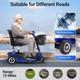 Pro 3 Wheels Mobility Scooter Electric Powered Mobile Folding Wheelchair Device