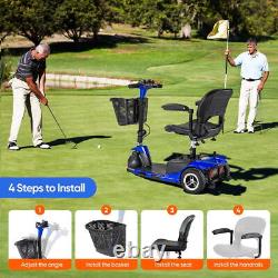 PRO 3 Wheels Mobility Scooter Electric Powered Mobile Folding Wheelchair Device