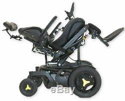 Permobil F3 Corpus Power Chair Tilt, Recline & Legs 19x18 2 Miles Total