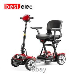 Portable 4 Wheel Electric Wheelchair Adults Upgrade Motorized Mobility Scooter