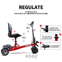 Portable Electric Scooter 200W Power wheelchair Mobility Scooter for Adult