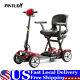Portable Electric Wheelchair 4 Wheel Adults Upgrade Motorized Mobility Scooter
