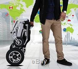 Portable Electric Wheelchair Folding Heavy Duty Lightweight Mobility Power Chair