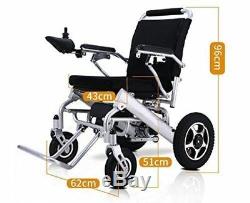 Portable Electric Wheelchair Folding Heavy Duty Lightweight Mobility Power Chair