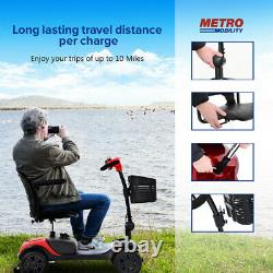 Power Scooter Lightweight Foldable Mobility Electric Wheelchair Automated 4Wheel