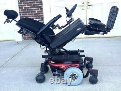 Power wheelchair Jazzy J 6 with 24 inch Bariatric seat-tilt and feet lift