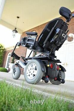Power wheelchair Quantum Rival great heavy duty frame rear wheel drive nice