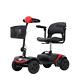 Powered Wheel Chair Scooter Electric Mobility Scooter 4 Wheel Compact Travel