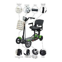 Premium Seat Electric Battery Mobility Wheelchair Front Basket 300 lb Capacity