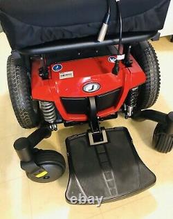 Pride Jazzy 600 ES Motorized Power Wheel Chair Red and Black