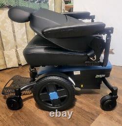 Pride Jazzy Evo 613 Power Chair, Electric Wheelchair, Black and blue -No miles