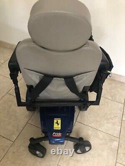 Pride Jazzy Select Powerchair Blue with Grey seat new batteries and side pocket