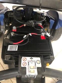 Pride Jazzy Select Powerchair Blue with Grey seat new batteries and side pocket