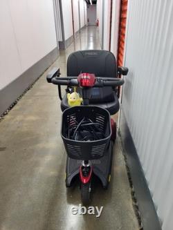 Pride Mobility Go-Go Elite Traveller 3-Wheel Mobility Scooter Red