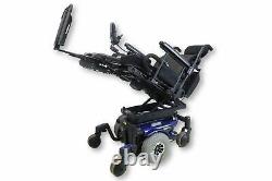 Pride Mobility Quantum Rehab 610 Power Chair Tilt & Power Legs 18x19 Seat