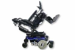 Pride Mobility Quantum Rehab 610 Power Chair Tilt & Power Legs 18x19 Seat