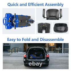 Pro 3 Wheels Mobility Scooter Electric Powered Mobile Folding Wheelchairs Device