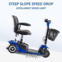 Pro 3 Wheels Mobility Scooter Electric Powered Mobile Folding Wheelchairs Device