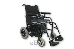 Quickie P-100 Power Chair Removable Leg Rests 17 x 16 Seat 15 Mile Range