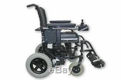 Quickie P-100 Power Chair Removable Leg Rests 17 x 16 Seat 15 Mile Range