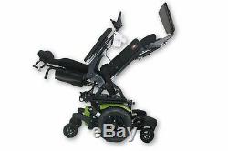Quickie QM-710 Electric Wheelchair (2014) Tilt, Recline & Legs 20x20 Seat