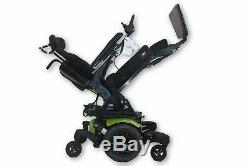 Quickie QM-710 Electric Wheelchair (2014) Tilt, Recline & Legs 20x20 Seat