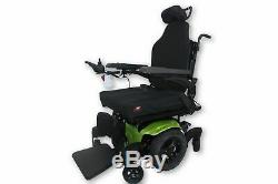 Quickie QM-710 Electric Wheelchair (2014) Tilt, Recline & Legs 20x20 Seat