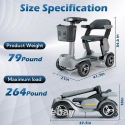 REDDYDY Peak 1000W 4 Wheel Mobility Scooter Wheelchair Device 35Mi Travel/Elder