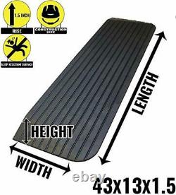 RK Safety RK-RTR Rise Solid Rubber Power Wheelchair Scooter Threshold Ramp