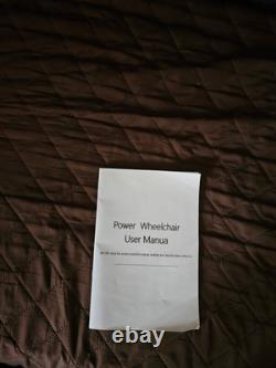 Rarely Used Folding Power Wheelchair