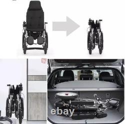 Reclining Electric Wheelchair All Terrain 4 Wheels Foldable Mobility Scooter