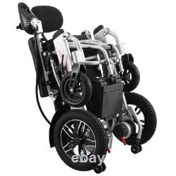 Reclining Foldable Electric Wheelchairs Mobility Scooter For All Terrain