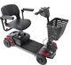 Red Mobility Scooter 4 Wheels 5 Mph Basket Headlight Horn Swivel Seat 300 Lb Cap