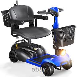 SACVON X-01 4 Wheels Mobility Scooter with Cane Holder for Seniors, Electric