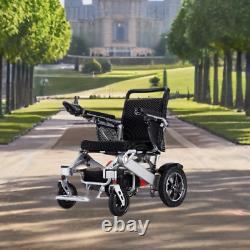 SNANA Intelligent Lightweight Foldable Electric Wheelchair 25 Miles Range Adults