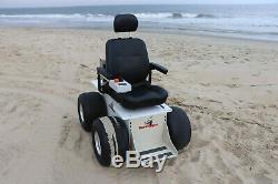 Sand Helper Electric Motorized All Terrain Beach Wheelchair