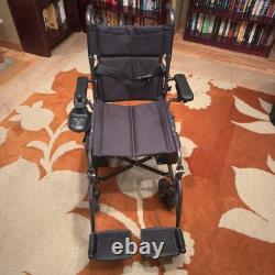 Serianie Lightweight Electric Wheelchair 300lbs Capacity Portable Mobility