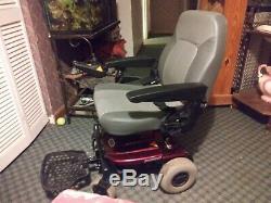 Shoprider Jimmie Powerchair withCaptain Seat 4-Wheel Rear Drive. Low hours