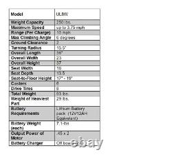 Shoprider Smartie UL8W Electric Mobility Scooter Travel Chair