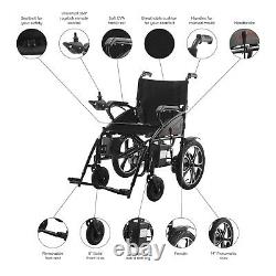 Silla de Ruedas Eléctrica Ligera Plegable, Caja Fuerte de Viaje Motorizada 60 lb