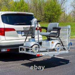 Silver Spring SC500-AF Folding Aluminum Scooter and Wheelchair Carrier with Ram