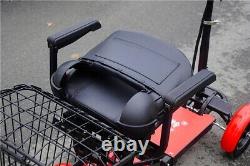 Smart mini dual wide light weight folding travel wheelchair electrik scooter