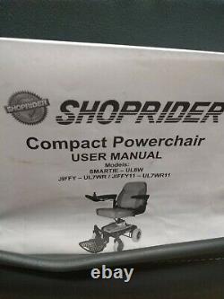 Smartie UL8W Power Wheelchair by Shoprider for parts, partially working