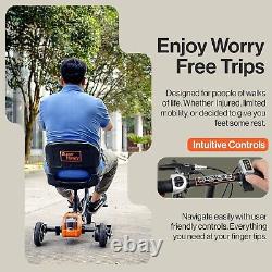 SuperHandy Passport Mobility Scooter for Adults- Foldable, 3 Wheel