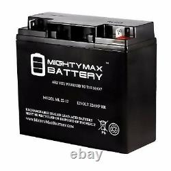 TWO 12V 22AH Batteries Gel for Mobility Scooters, Power Chairs, Golf Carts, etc