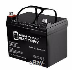 TWO 12V 35AH U1 Batteries Gel for Scooters, Power Chairs, Golf Carts, etc