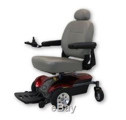The Scooter Store's Pride Mobility TSS-300 Red Electric Wheelchair 19x18 Seat