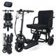Three-wheel Foldable Scooter Electric Adult, 3 Speed Adjustment Mobility Scooter