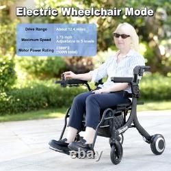 Three-in-one wheelchair, mobility scooter, and transport wheelchair for the elde