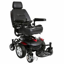 Titan AXS Mid-Wheel Power Wheelchair, 22x20 Captain Seat